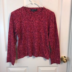 Paisley long sleeve tee